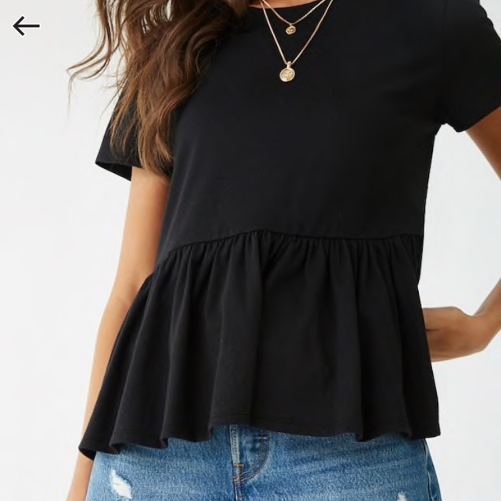 Flowy shirred top